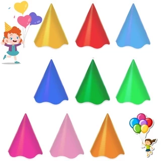 Chapéu para Aniversário Festa Infantil - Chapeuzinho De Aniversário - DIVERSAS CORES