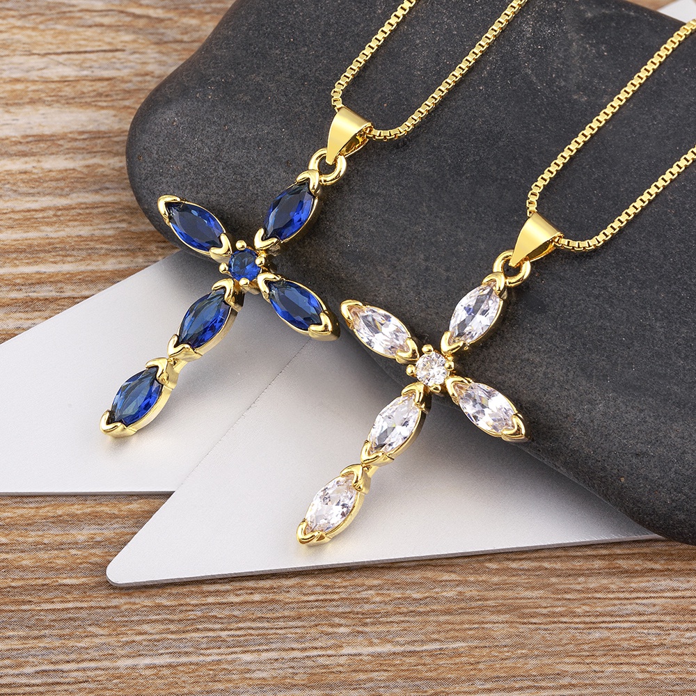 Religioso Jesus Cruz Pingente Colar 5 Cores Alicate Crucifixo Para Mulheres Homens Jóias De Presente