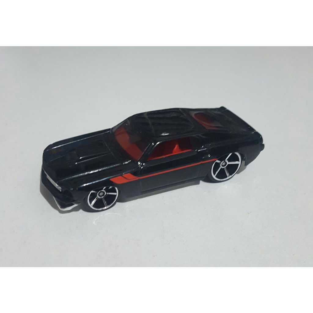 Ford Mustang 69 1969 Preto Hot Wheels