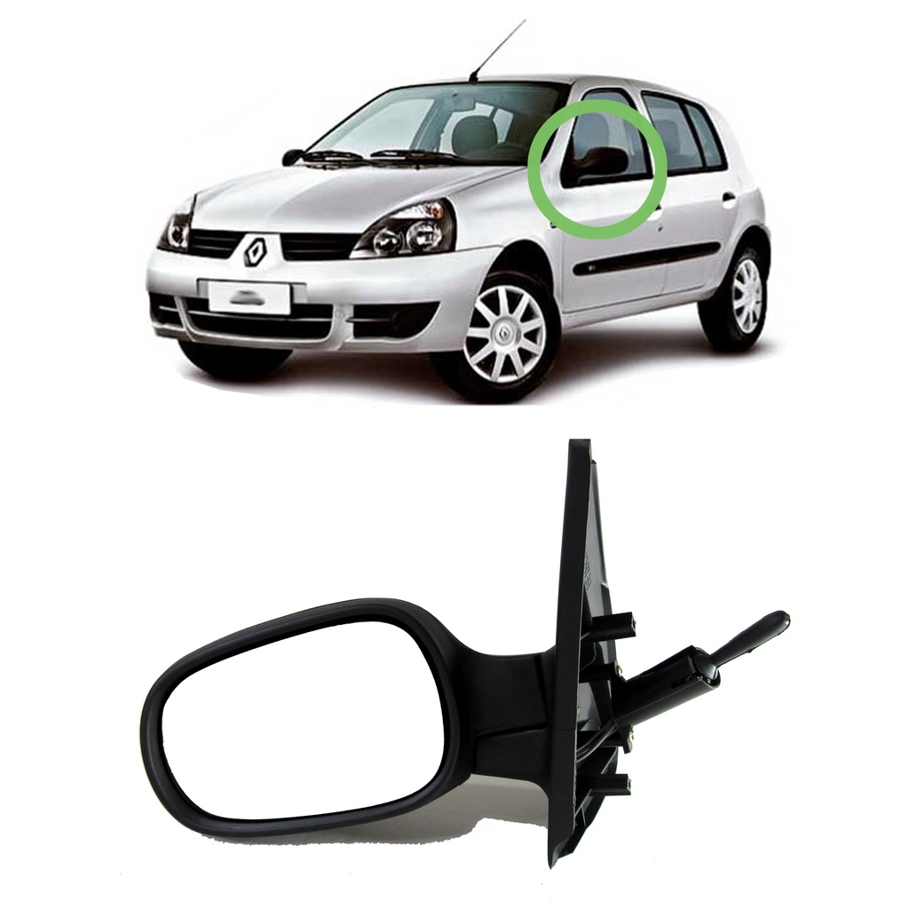 Retrovisor Renault Clio 2000 2001 2002 2003 2004 2005 2006 2007 2008 ...