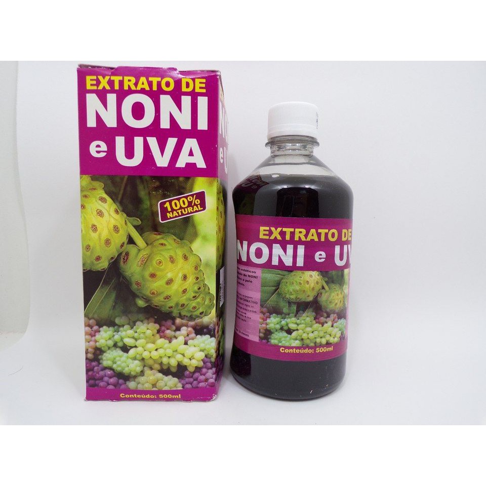 Suco De Noni Com Uva. Extrato Da Fruta Milagrosa unidade 500ml Shopee