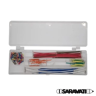 Kit 140 Jumpers Rígidos em U para Protoboard