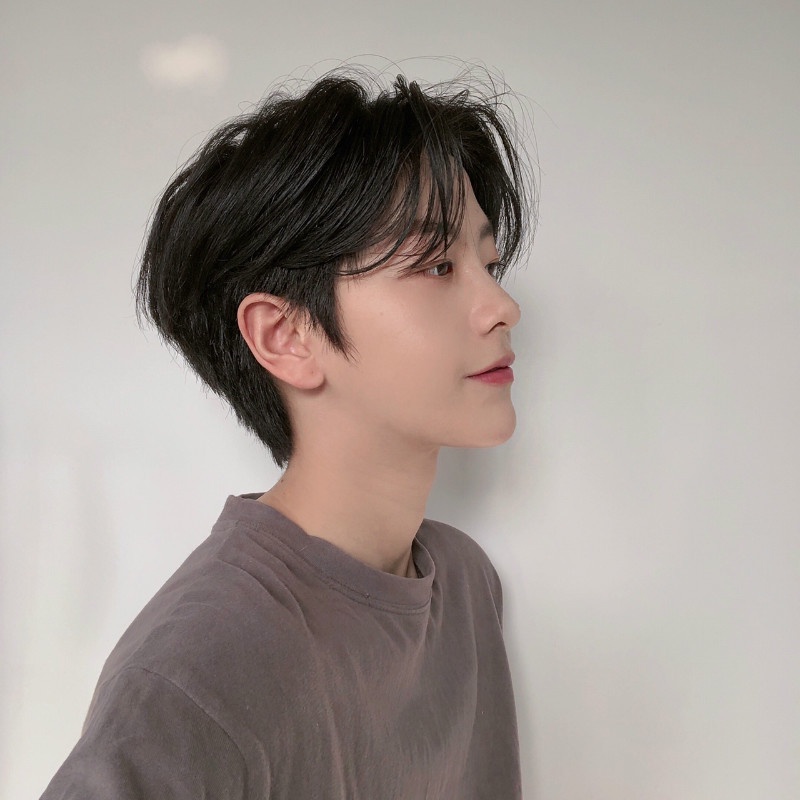 Peruca Japonesa E Coreana Cabelo Curto Masculino Bonito Realista Com Franjas