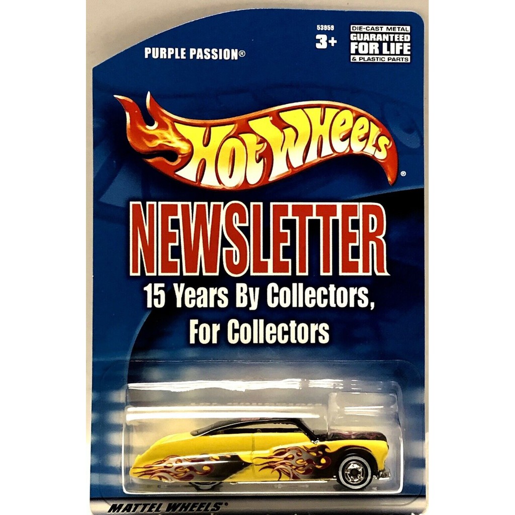 Hot Wheels Purple Passion Newsletter 15 Years Collectors | Shopee 