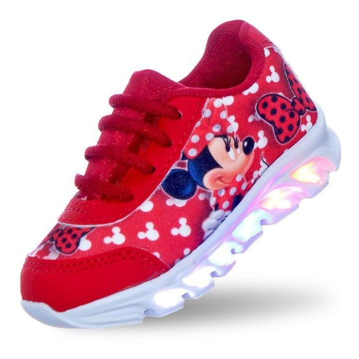 Tenis minnie hot sale com luz