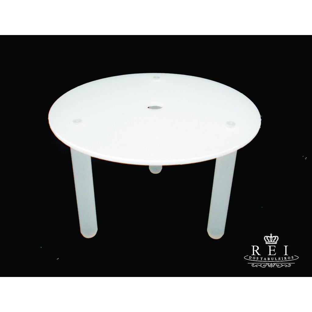 Suporte Para Bolo - Banquinho Redondo De 15 Cm.