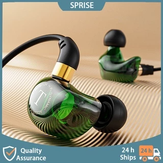 SPRISE 2022 Novo TM01 Deep Bass Dynamic Wired Earphone Com Microfone Fone De Ouvido Intra-Auricular Estéreo De 3,5 Mm