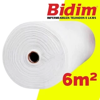 Tela Manta Impermeabilizacao Tecido Veu 50g Vp50 Bidim 6 Mts