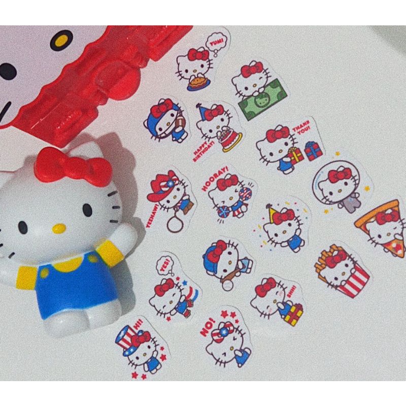 KIT ADESIVOS HELLO KITTY PROFISSÕES | Shopee Brasil
