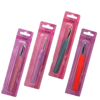 Agulha Crochê Cabo Emborrachado NYBC Soft - Unidade em Oferta na Shopee