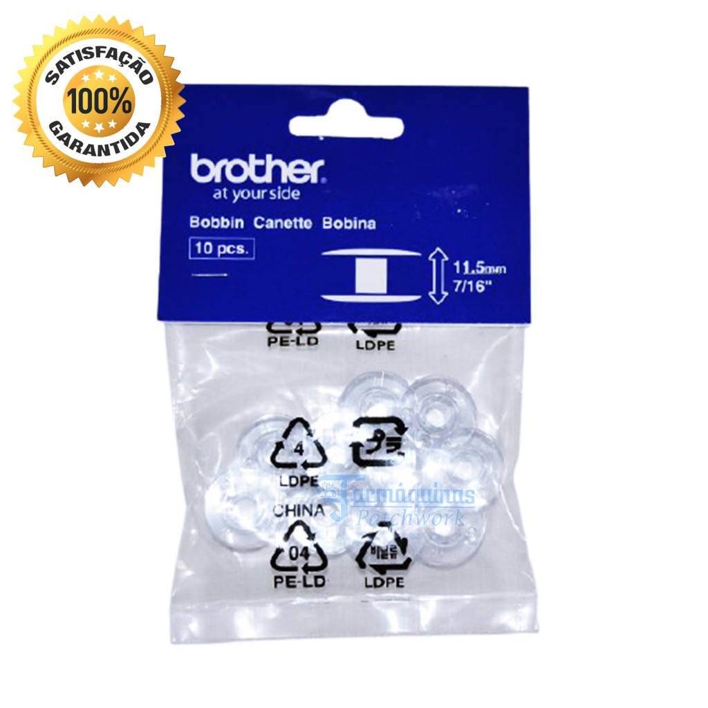 Bobina Alta Original Brother Sa156 Para Maquinas Domesticas Shopee Brasil