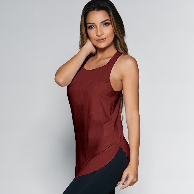 Blusa Feminina Regata Esportiva -academia Caminhada -cores