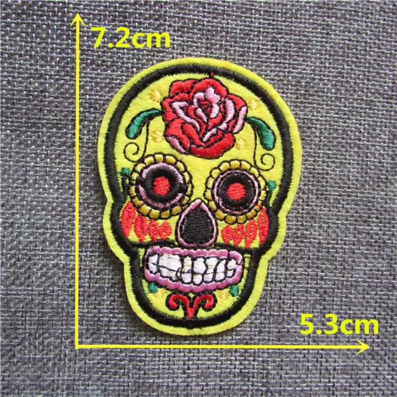 Patch Bordado & Cia Skull - Bordado & Cia