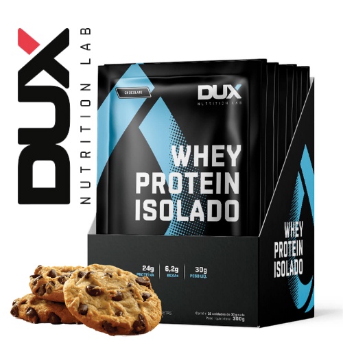 Dux Whey Isolado Caixa Saches Unitarios – 10 Und