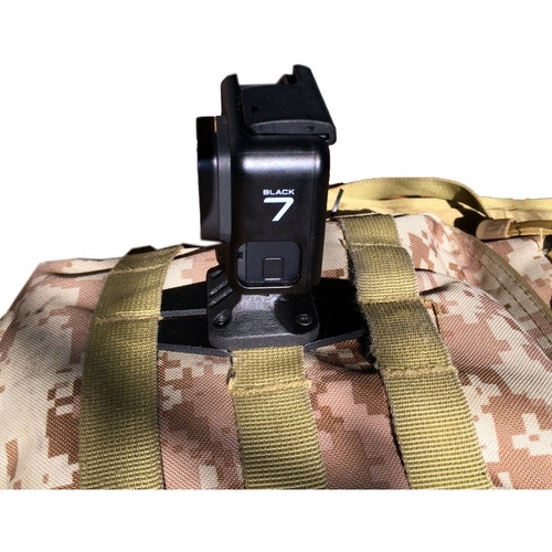 Suporte Mount Gopro Sjcam Eken Peito Colete Molle Modular | Shopee Brasil