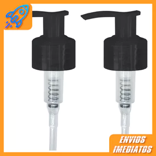 Kit 02 Valvulas Pump Dosadora 28/410 Preta Para Shampoo, Condicionador e Sabonete 1000/1500ml