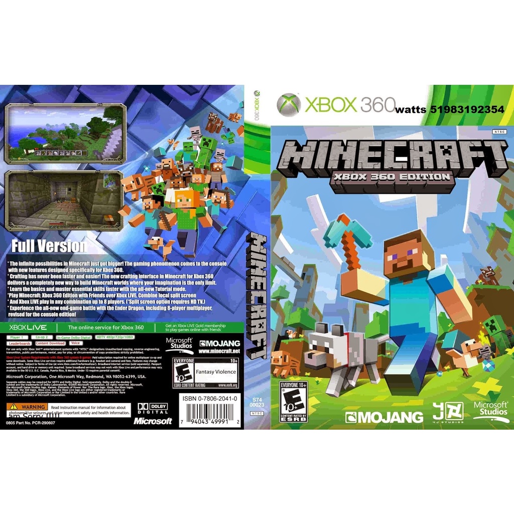 Minecraft No Xbox 360 . . #minecraft #jogos #tiktokgaming #feriado#fyp