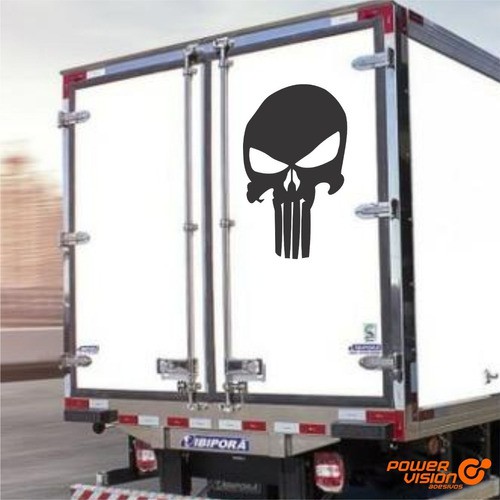 RoomMates Adesivo Murale Gigante The Punisher: 3 Decalcomanie Rimovibili E Riposizionabili, Dimensioni Variabili