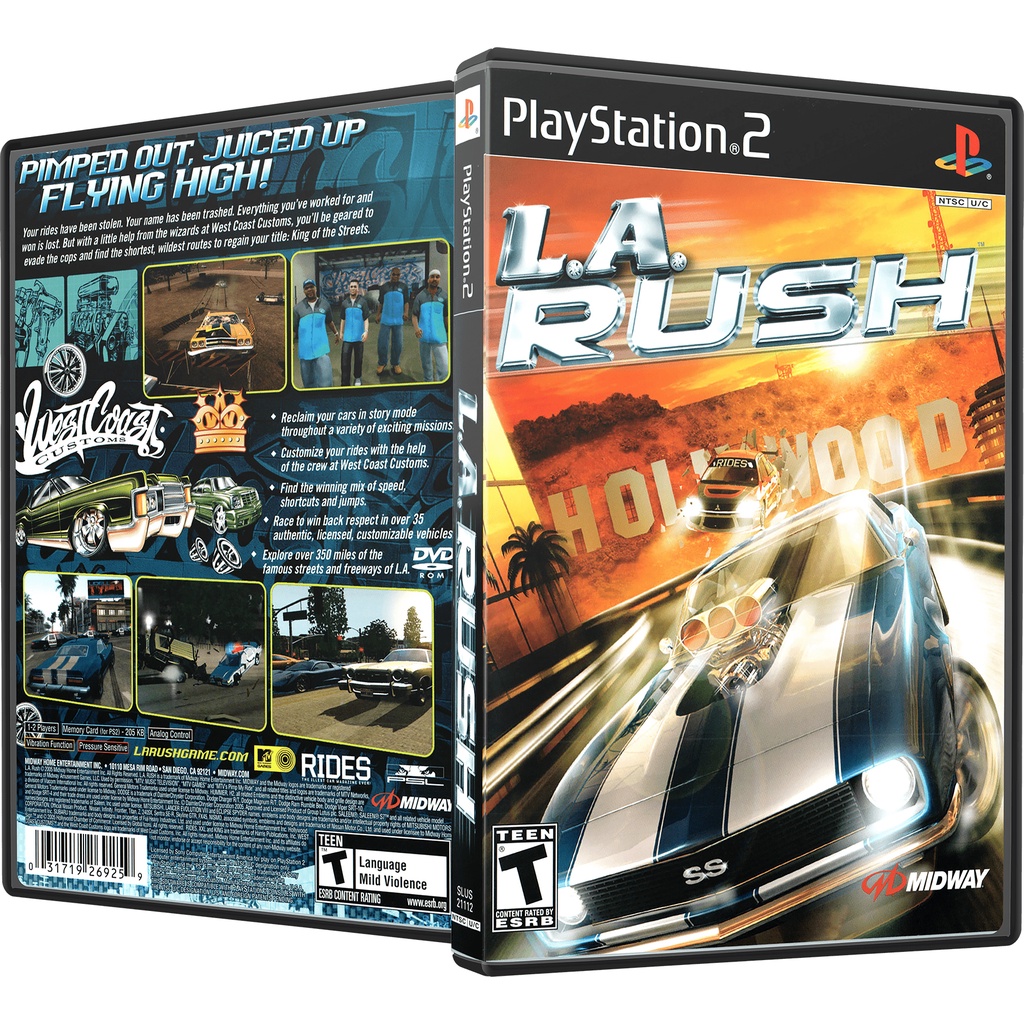 L.A. Rush para PS2 - Seminovo