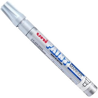 Caneta Marcador Permanente PX-20 Prata Uni Paint Marker