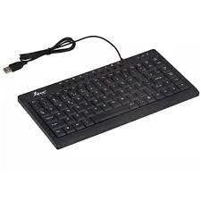Mini Teclado Multimídia com fio USB