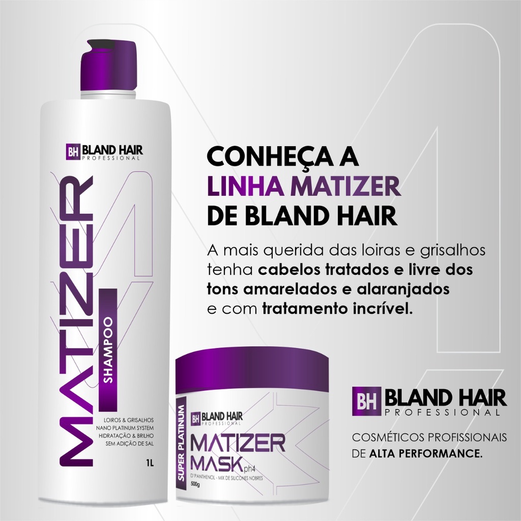 Kit Matizador Bland Hair - Matizer - Kit para matização de cabelos ...