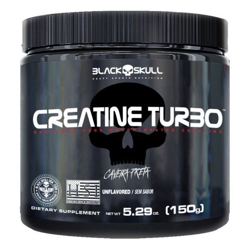 Creatina Turbo 150g – Black Skull