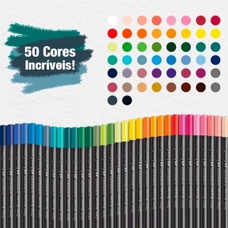 Lápis De Cor 50 Cores Super Soft Faber-Castell -Obs: Todos Os Lapis Supersoft São Novos Porém vão Sem a Embalagem