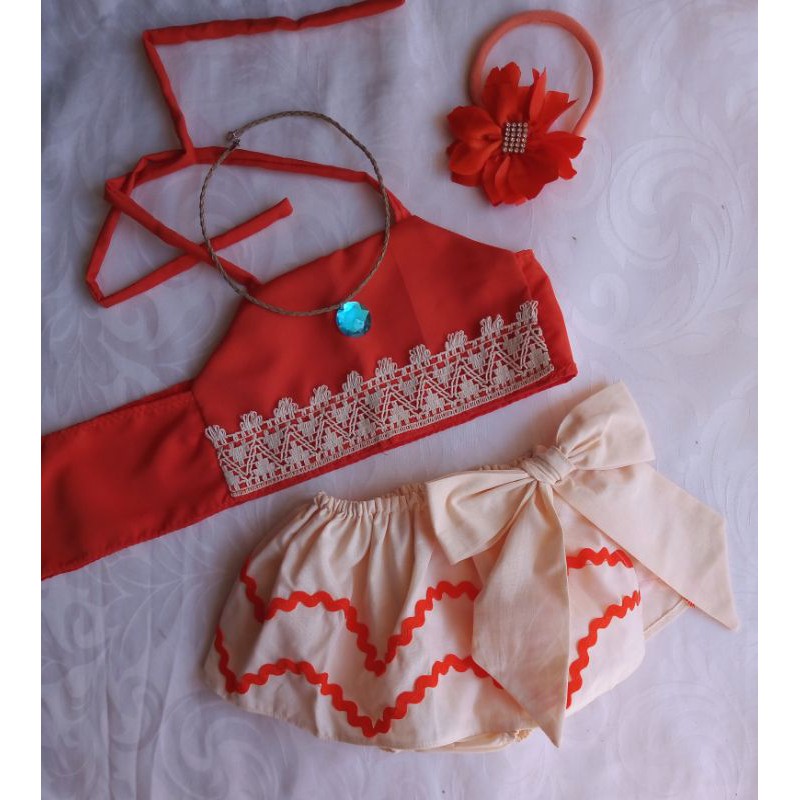 Roupa Fantasia Moana Baby