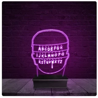 Luminária e Abajur Acrílico Led - Onze Stranger Things