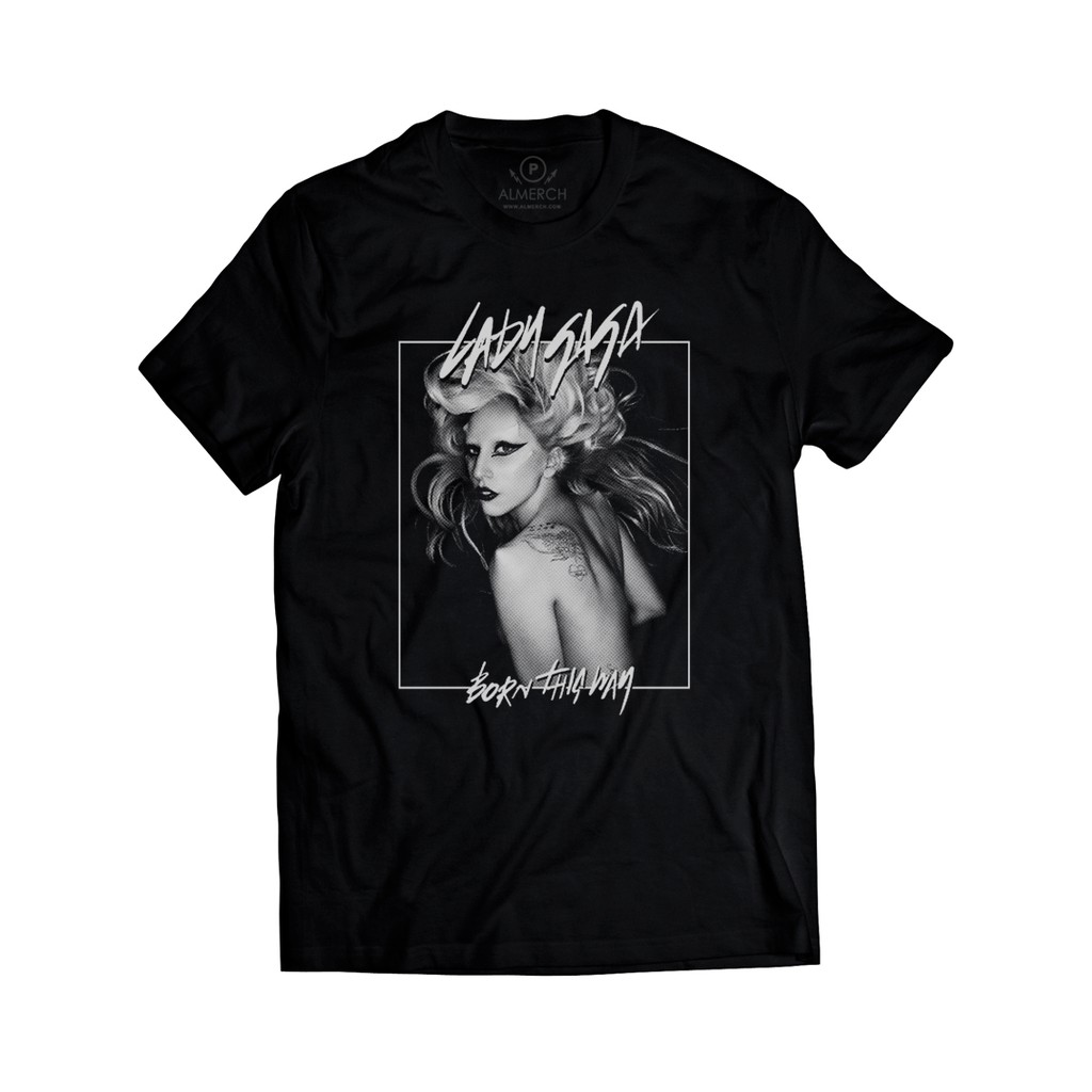 Camiseta Lady Gaga Born This Way - Portrait [ALMERCH] | Shopee Brasil