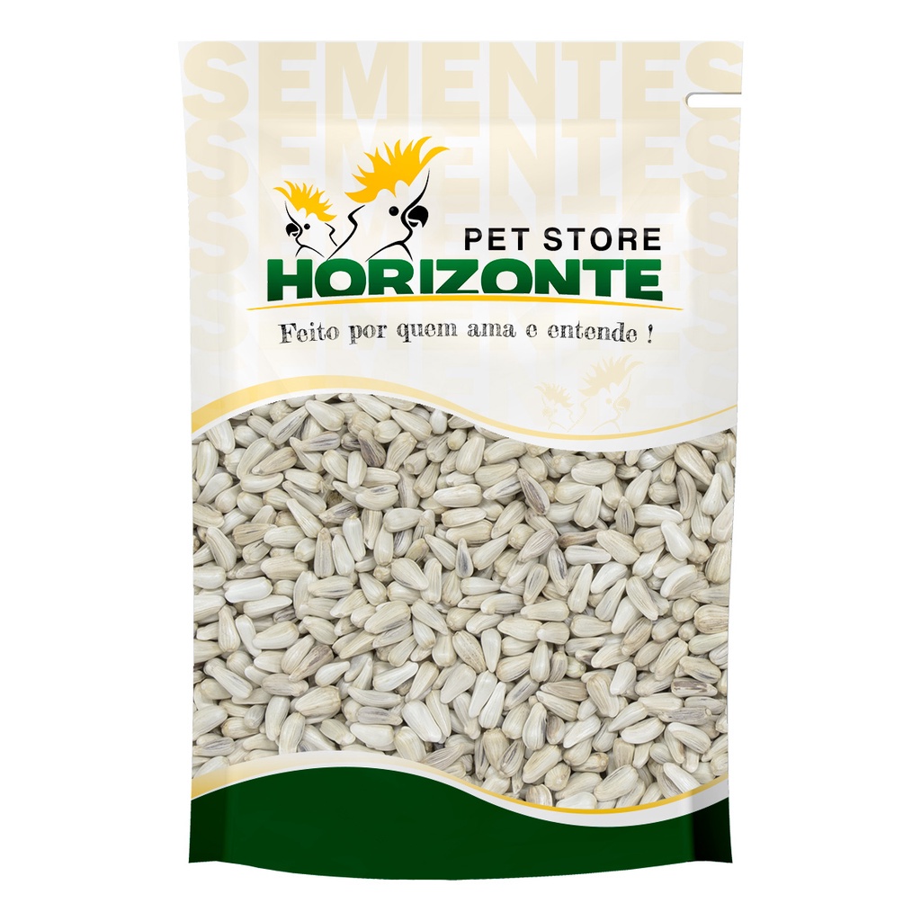 Cártamo 500g Horizonte Pet Store Semente Limpa para Pássaros