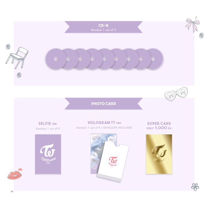 Twice - [Twicecoaster : Lane 1 TT] 3rd Mini Album | Shopee Brasil