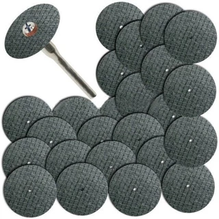 Kit Jogo Disco De Corte Metais Ferro e Aço 32mm P/ Mini Micro Retifica a Pronta Entrega