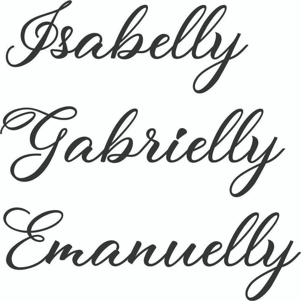 Adesivos Nomes Resinados 3D Alto Relevo