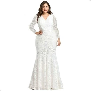 Vestido Noiva Branco Casamento 65 Plus Size Longo Civil Festa
