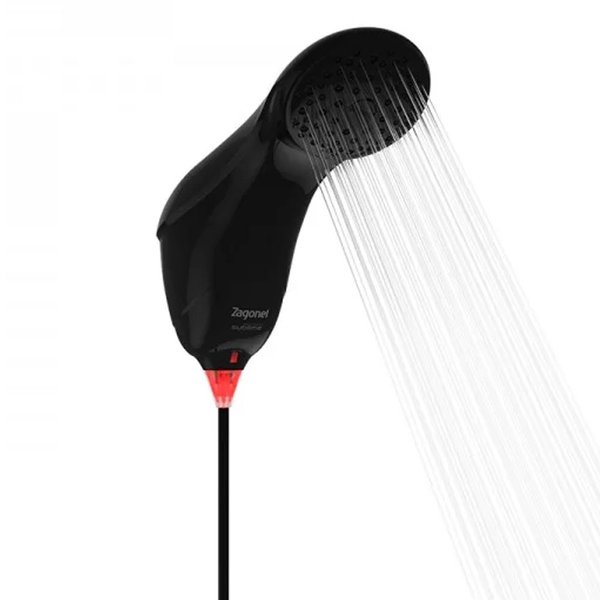 Ducha Chuveiro Zagonel Sublime Eletrônico Preto - 220V
