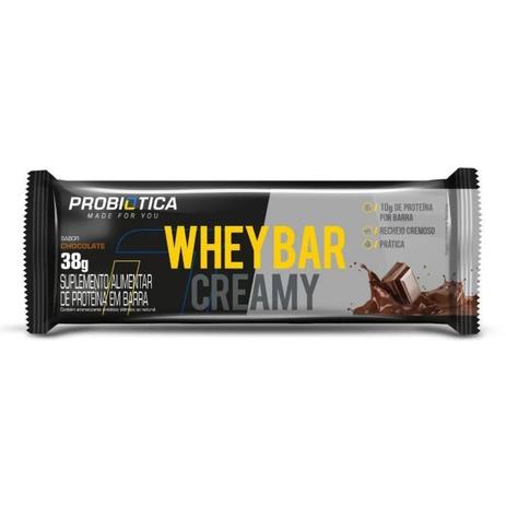 Probiotica Whey Bar Creamy 38G Chocolate