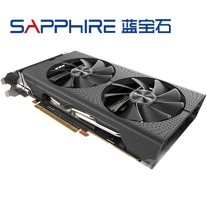 100 % Testgico 】SAPPHIRE RX 580 Placa De Vídeo De 8 Gb 256Bit GDDR5 ...