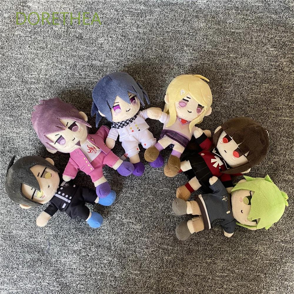 Chaveiro Brinquedo 15cm Nagito Komada Akamatsu Kaede Danganronpa V3 Danganronpa Plush Multicolor