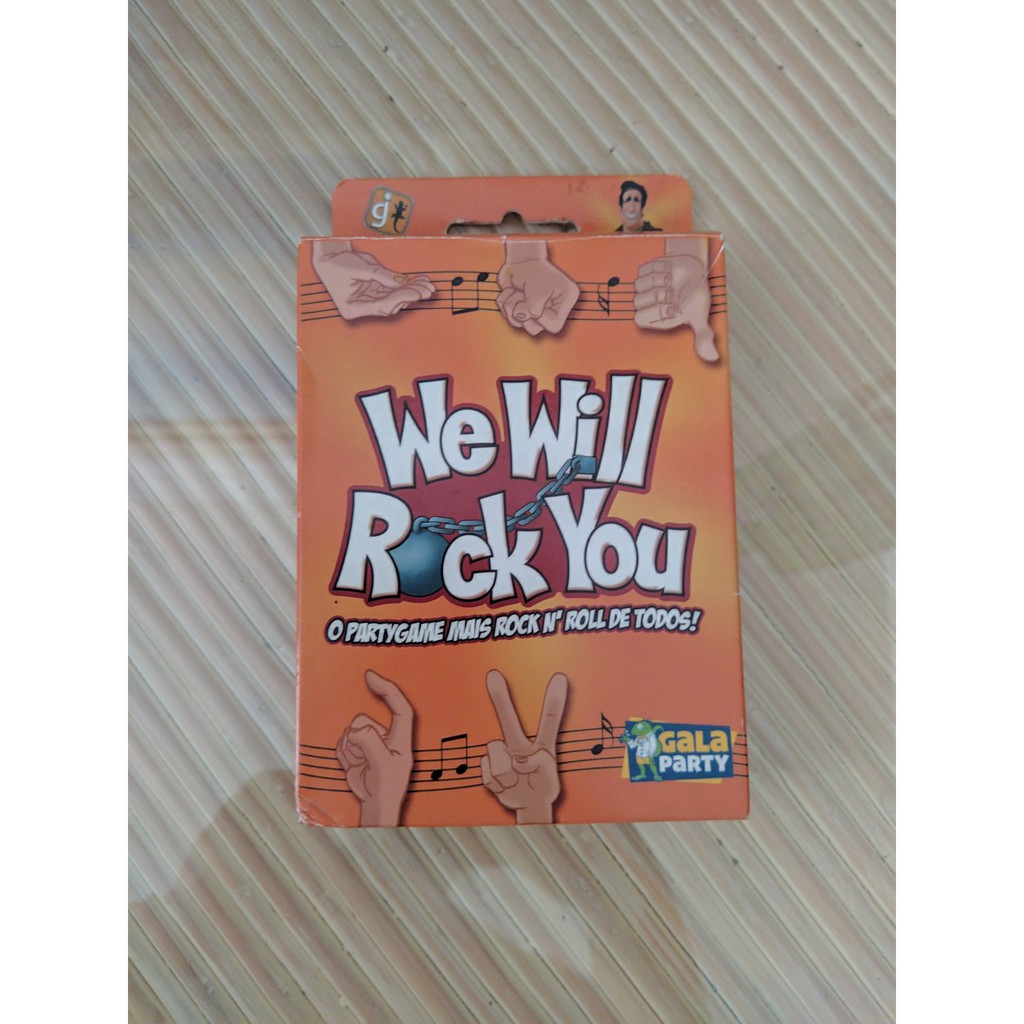 We will Rock you - jogo de carta