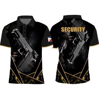 Segurança Sublimação Blackfull Uniformes De Poloshirt De Alta Qualidade