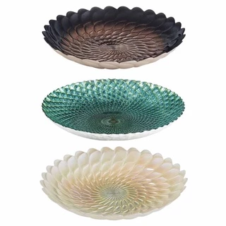 Centro De Mesa Decorativo Fruteira Em Vidro Lyor Varias Cores