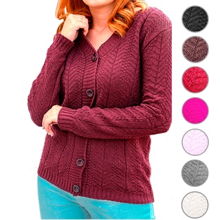 Blusa de frio casaco tricot cardigan feminino tamanho único outono/inverno 2022