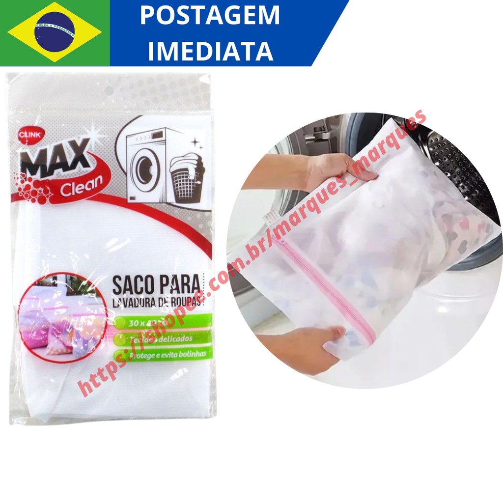 Saco Para Lavadora De Roupas 30x40 Clink Shopee Brasil