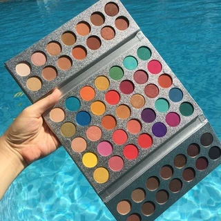 Paleta de Sombra de Olhos BEAUTY GLAZED à Prova d’Água com 63 Cores / Sombra de Olhos Mate Iluminadora