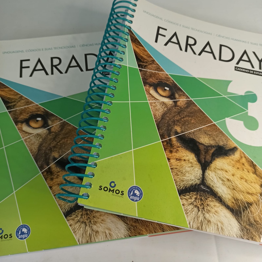 Kit Faraday Cadernos de Estudos 3 e 4 linguagens | Shopee Brasil