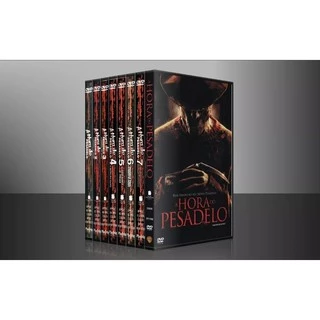 Coleção Completa DVDs Filmes A Hora do Pesadelo ( Freddy Krueger) 9 Filmes