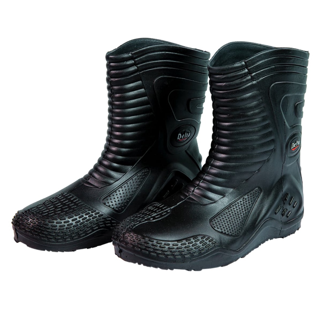 Bota de hot sale borracha motoqueiro