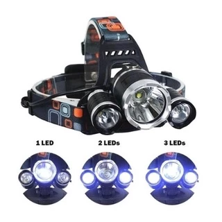 Lanterna de Cabeça Profissional Led Cree T6 3 Funções RP-3